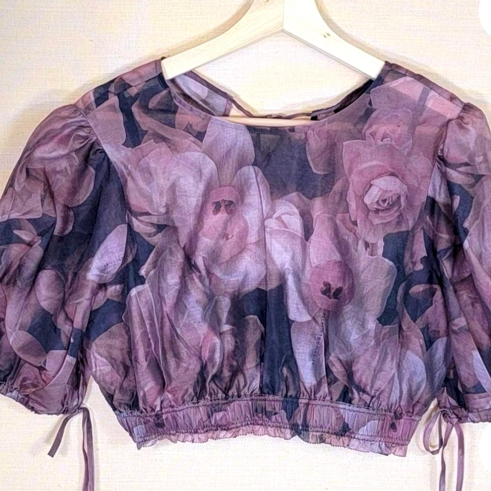 COPY - gorgeous All Saints Astria Suisen crop top excellent condition size 2